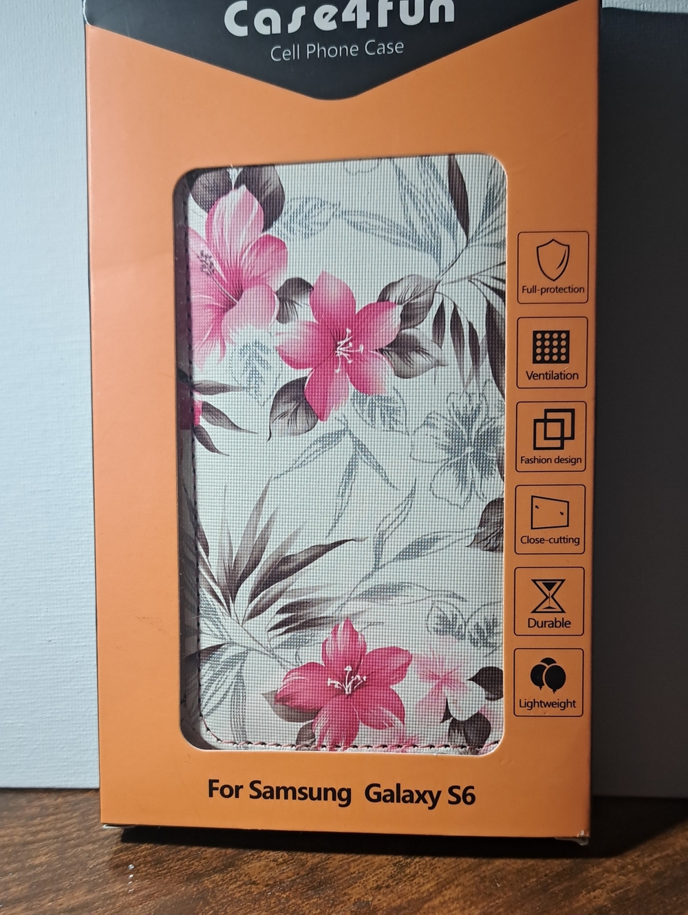 Floral Pink Samsung Galaxy S6 Case New